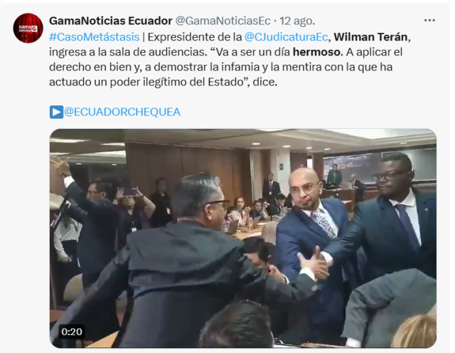 Tomado de las redes de GamaTV