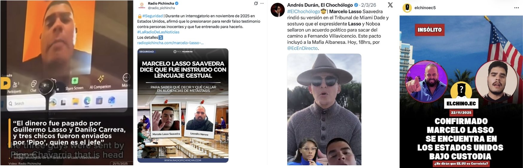 Publicaciones de La Posta (Boscán), Radio Pichincha, El Chochólogo y El Chino EC